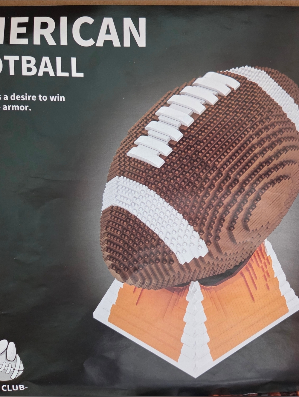 HONLANCH Size 9 Football (Rugby) Micro Building Blocks Set (4752PCS)